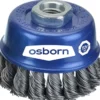 Osborn Axialborste 65mm M14 0,35mm, virad, stål