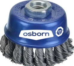 Osborn Axialborste 65mm M14 0,35mm, virad, stål