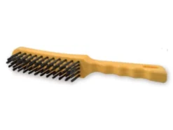 Osborn Handstålborste 0,20mm mässing, plasthandtag