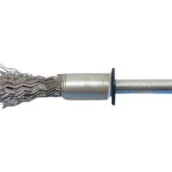 Osborn Ändborste med skaft 6mm, vågig, stål