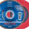 Pferd Lamellrondell Polifan-Strong 125x22,23mm CO-FREEZE 36 SGP Strong-Inox, konisk