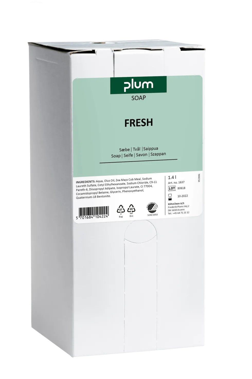 Plum Fresh Handtvål, parfymerad, 1,4 L