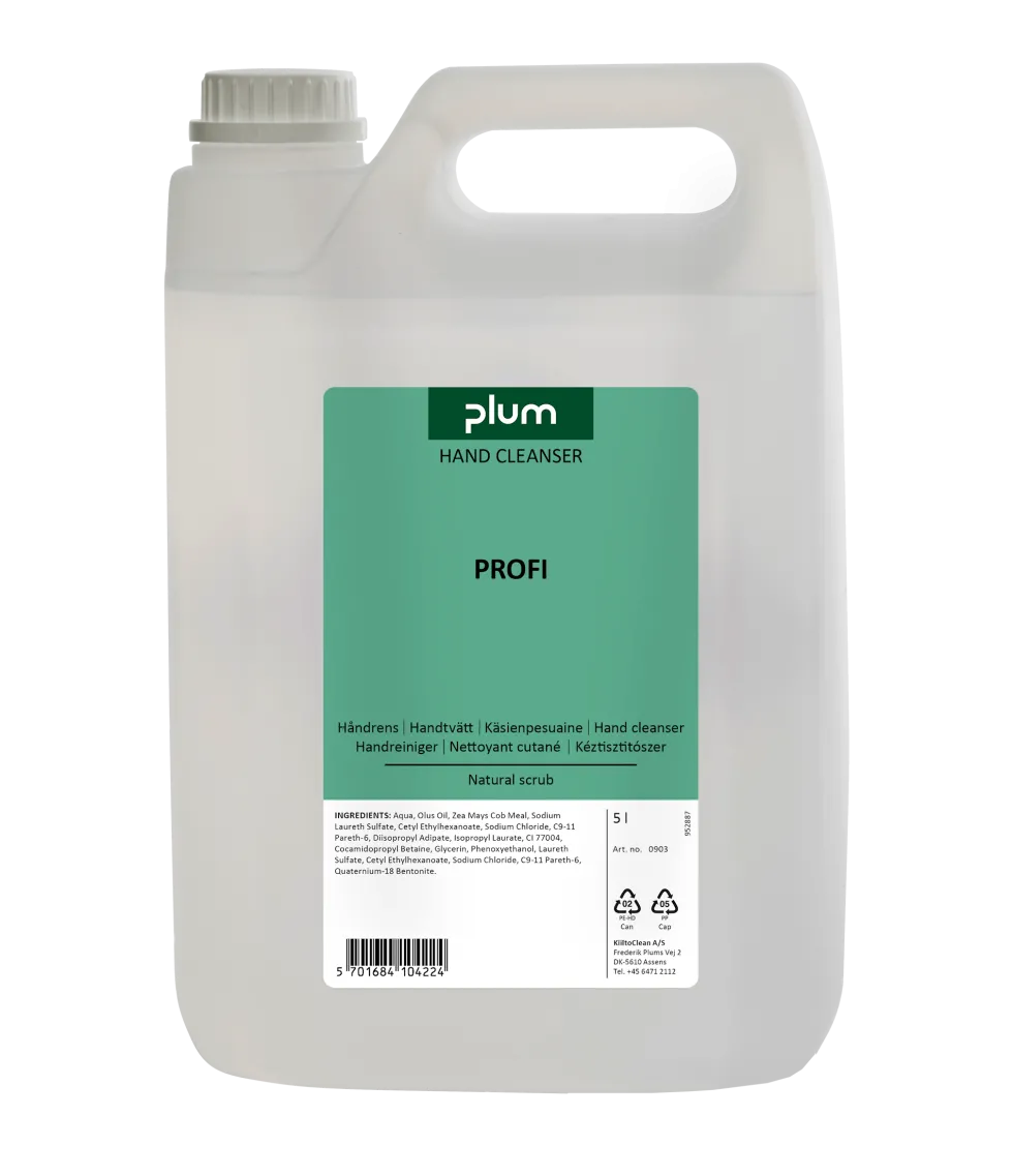 Plum Handrengöring Plum Profi 5,0 L dunk inkl pump