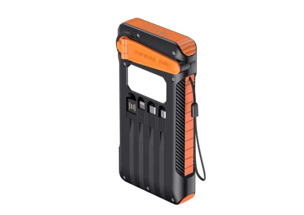 PowerTrend solcells-powerbank med vev, 10000 mAh