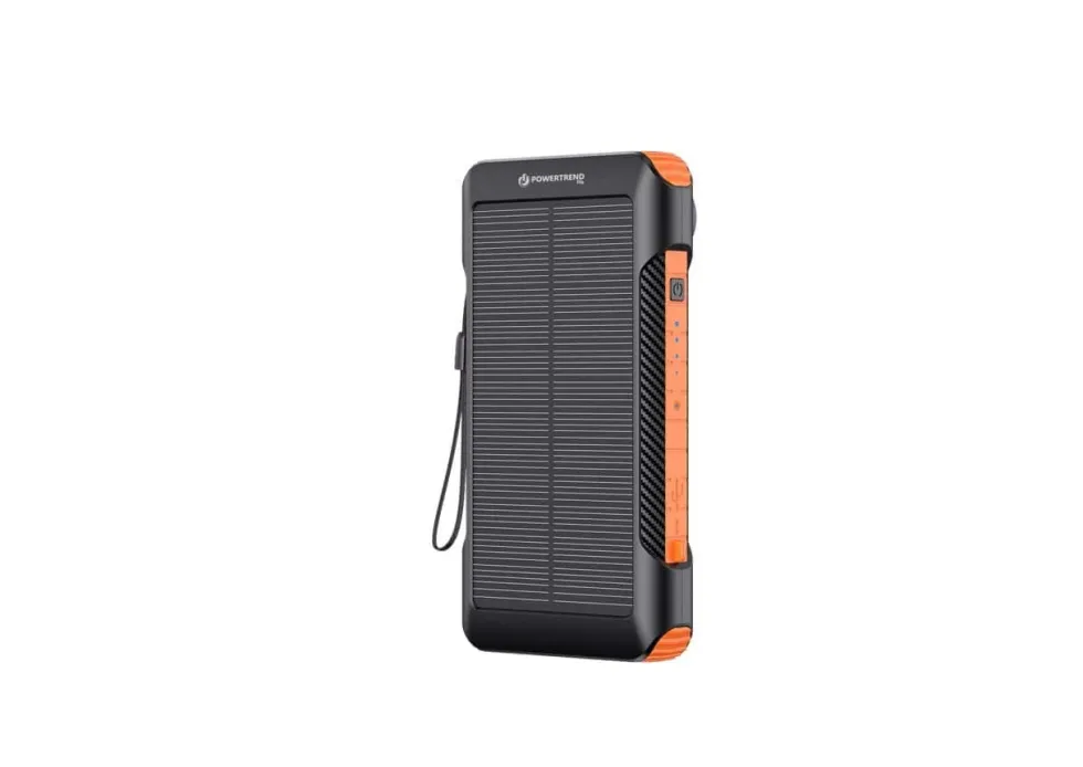 PowerTrend solcells-powerbank med vev, 10000 mAh