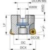Pramet Högmatningsfräs 80A07R-SMOSN11-C för vändskär