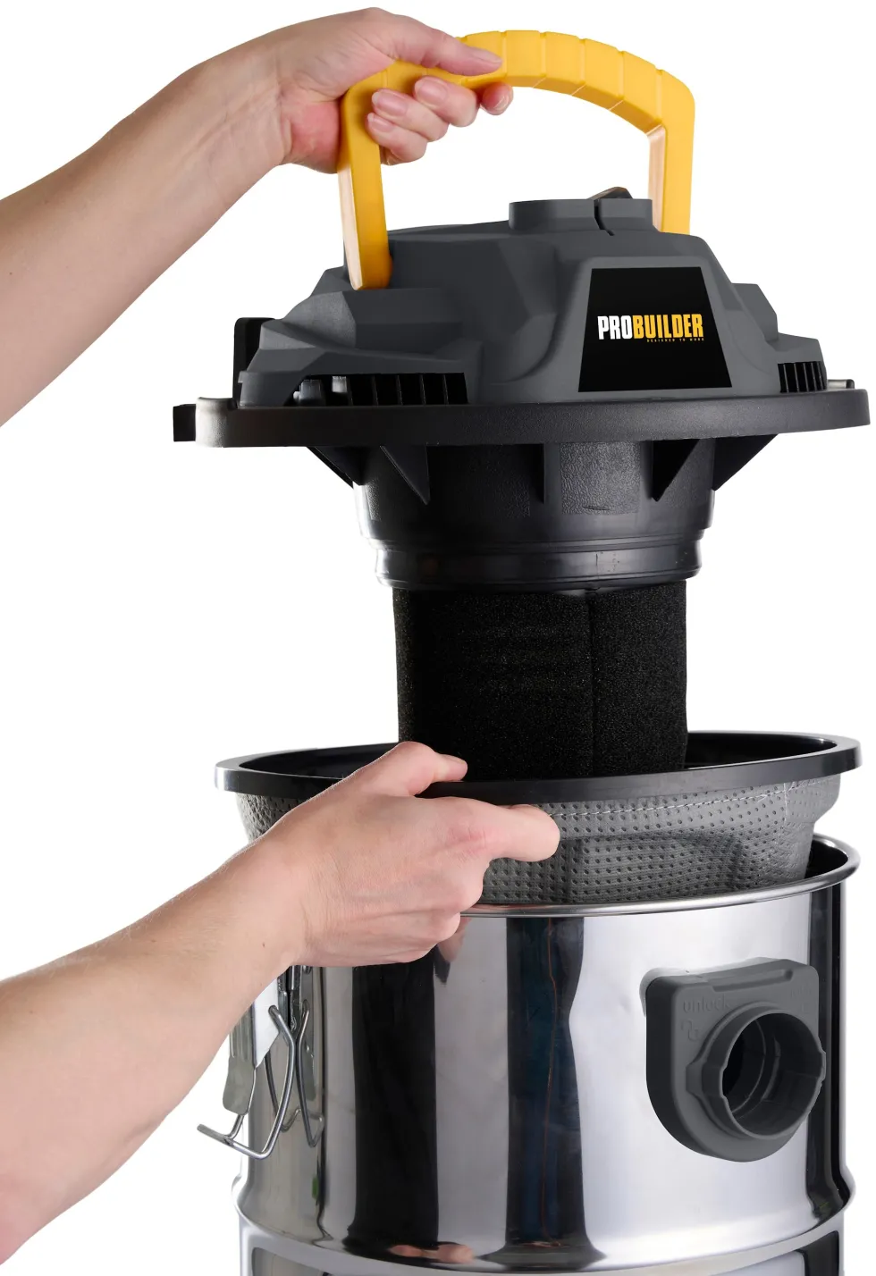 ProBuilder Våt- & torrdammsugare 25l 1400W