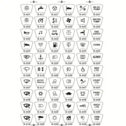 Pro Supply Symbolkarta 60st Strömställare