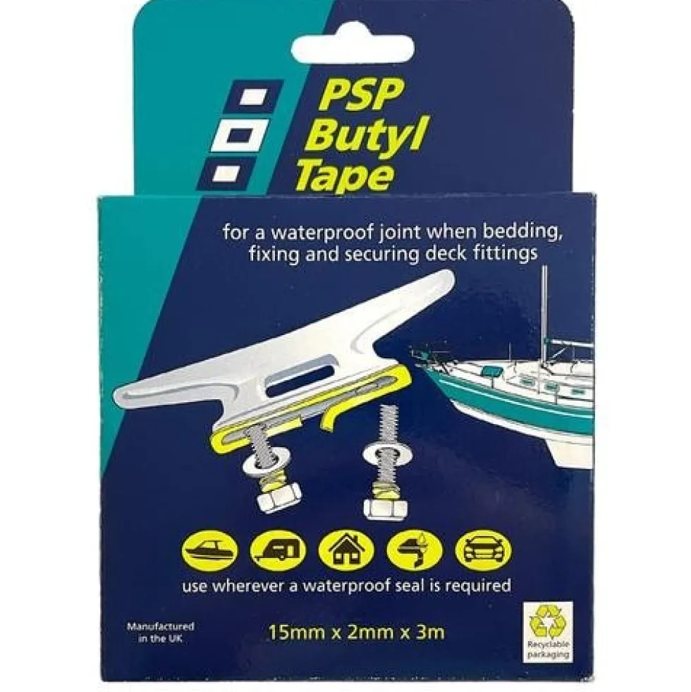 PSP Marine Tapes Butyltejp Grå 15X2mm 3m