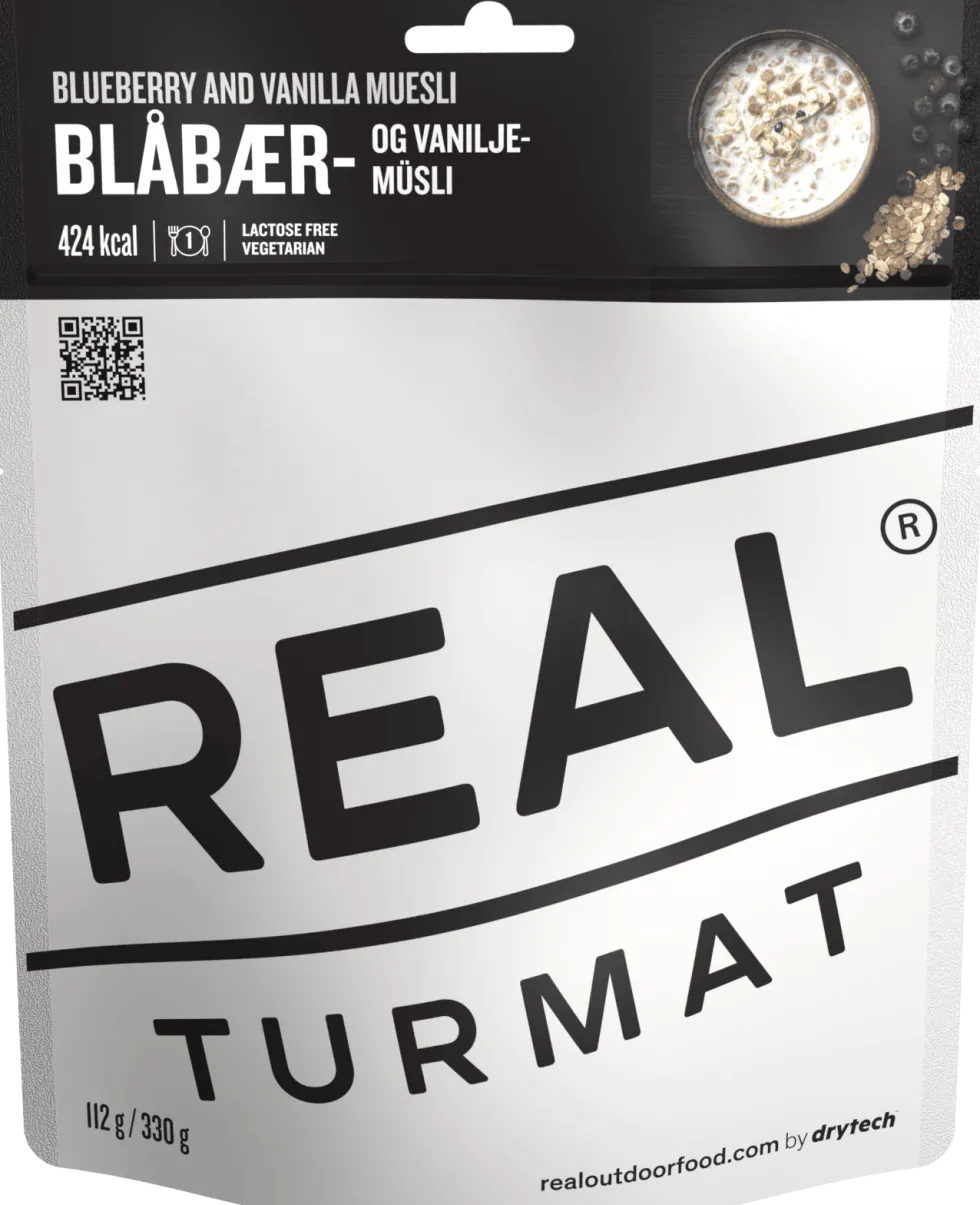 REAL Turmat Blåbär- och vaniljmüsli - Müsli