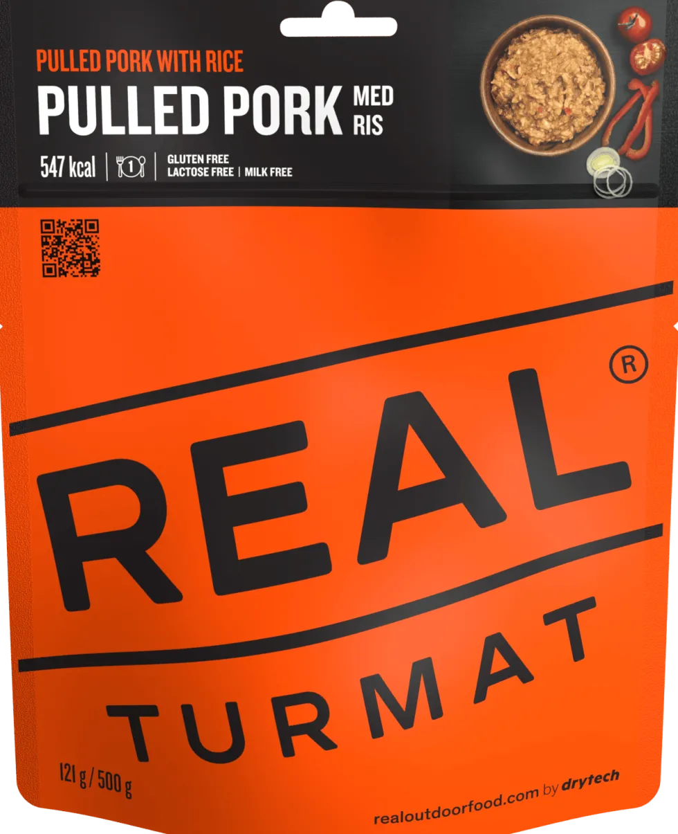 REAL Turmat Pulled Pork med ris - Gryta