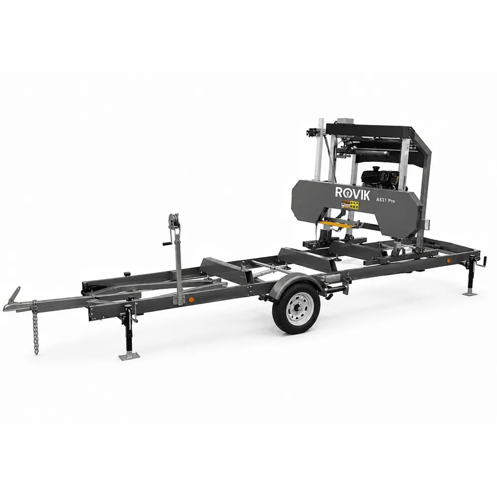 Rovik AS31 Pro Mobilt sågverk med trailer