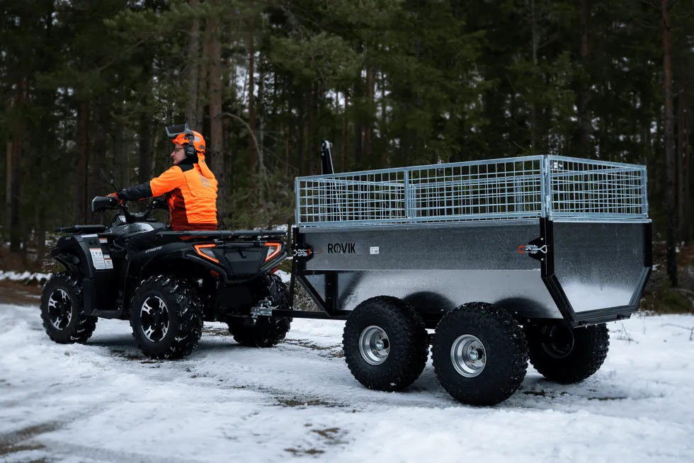 Rovik AV800 ATV-Vagn med Vinsch