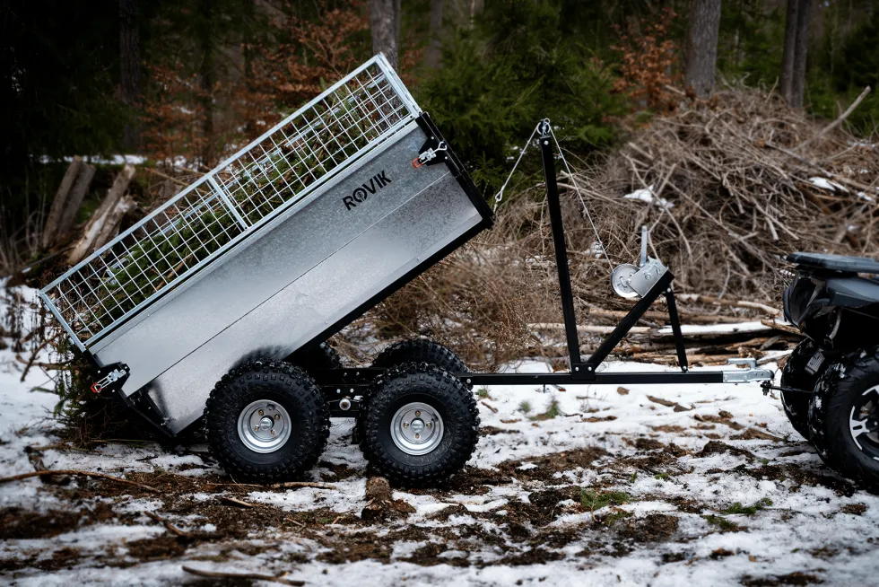 Rovik AV800 ATV-Vagn med Vinsch