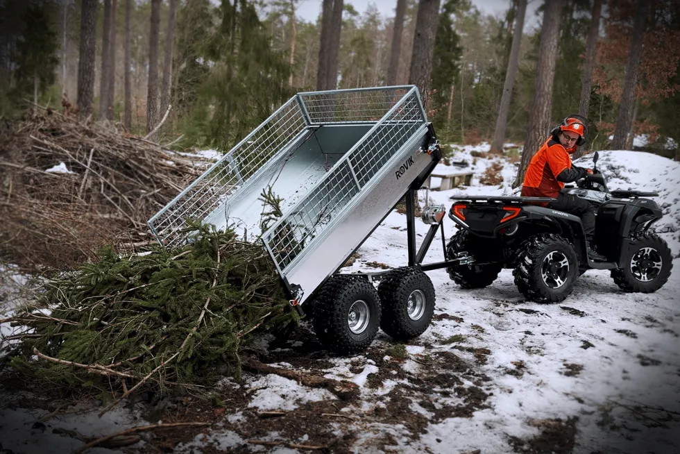 Rovik AV800 ATV-Vagn med Vinsch
