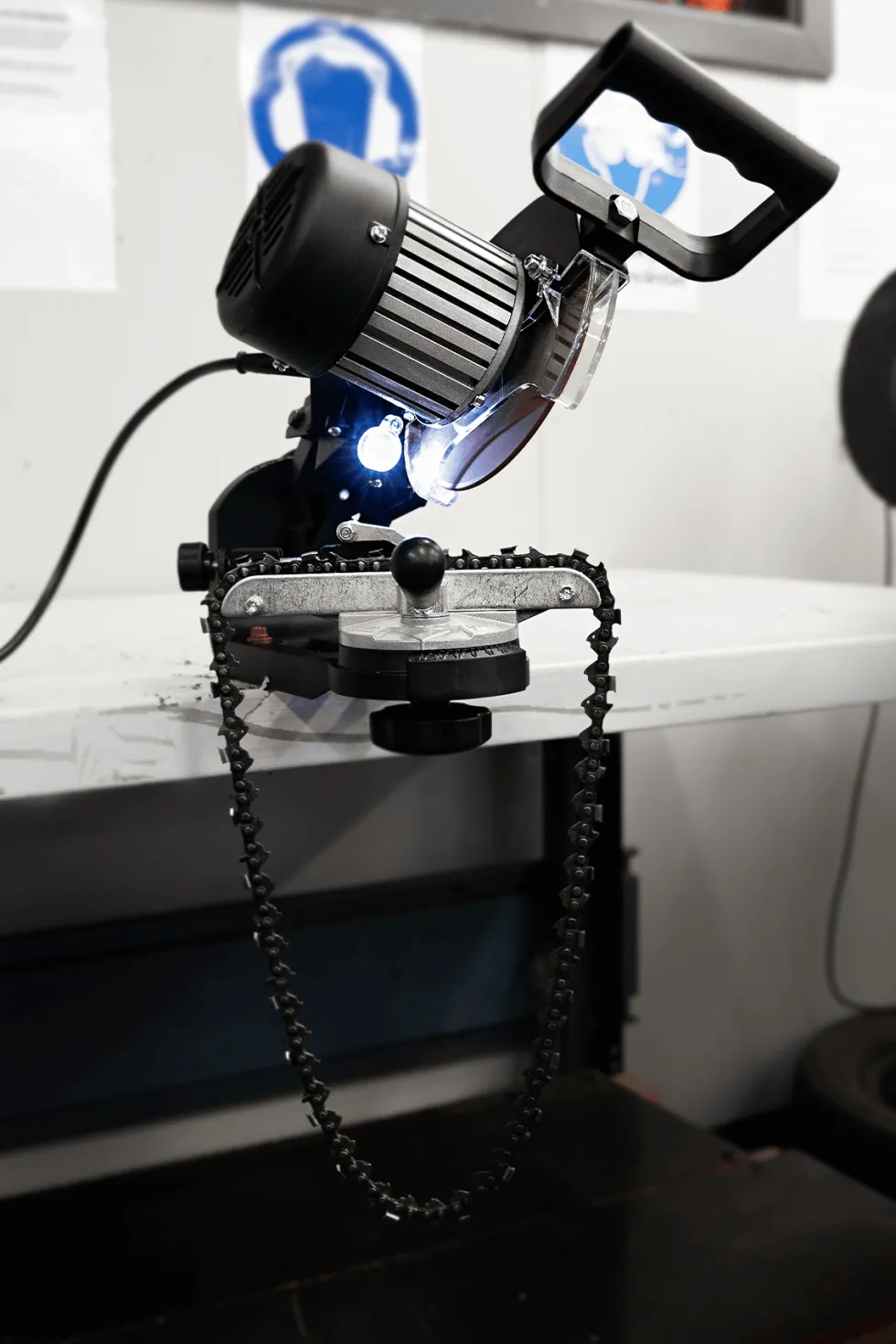 Rovik Kedjeslip Pro 145-230 med LED-belysning