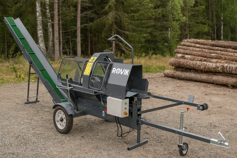 Rovik Vedmaskin 330 El med Elevator