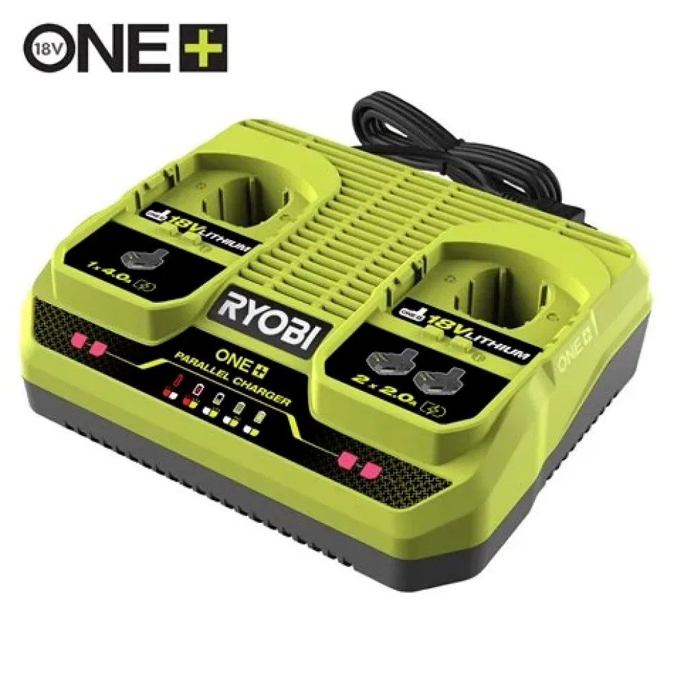 Ryobi Dubbelladdare RC18240