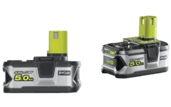 Ryobi RB18LL50 18v ONE+ 5,0Ah batterier 2-Pack