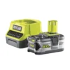 Ryobi RC18120-150 5,0 Ah Lithium+batteri och snabbladdare 18V