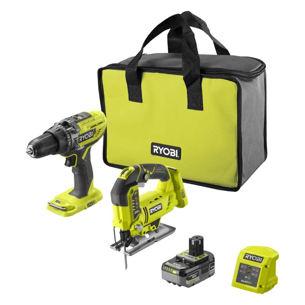 Ryobi R18CK2PJ-1X40S Verktygspaket