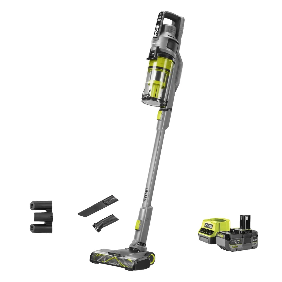 Ryobi RSVS18BL-1C40G Startkit Skaftdammsugare 18V