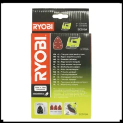 Ryobi SCS10A Slippapper Triangel 100x140mm 6H 10-pack