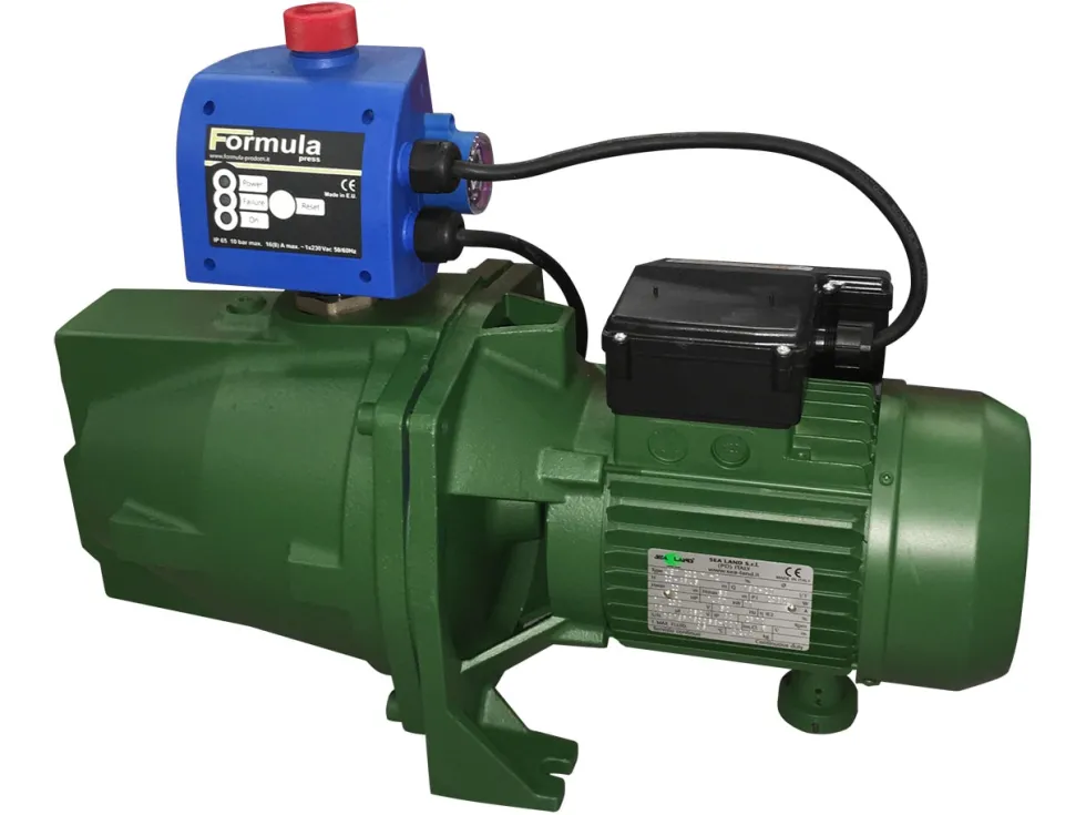 Sea-Land Jetpump Control Team Jet 202 M med elektroniskt styrsystem (Formula Press) för automatisk drift