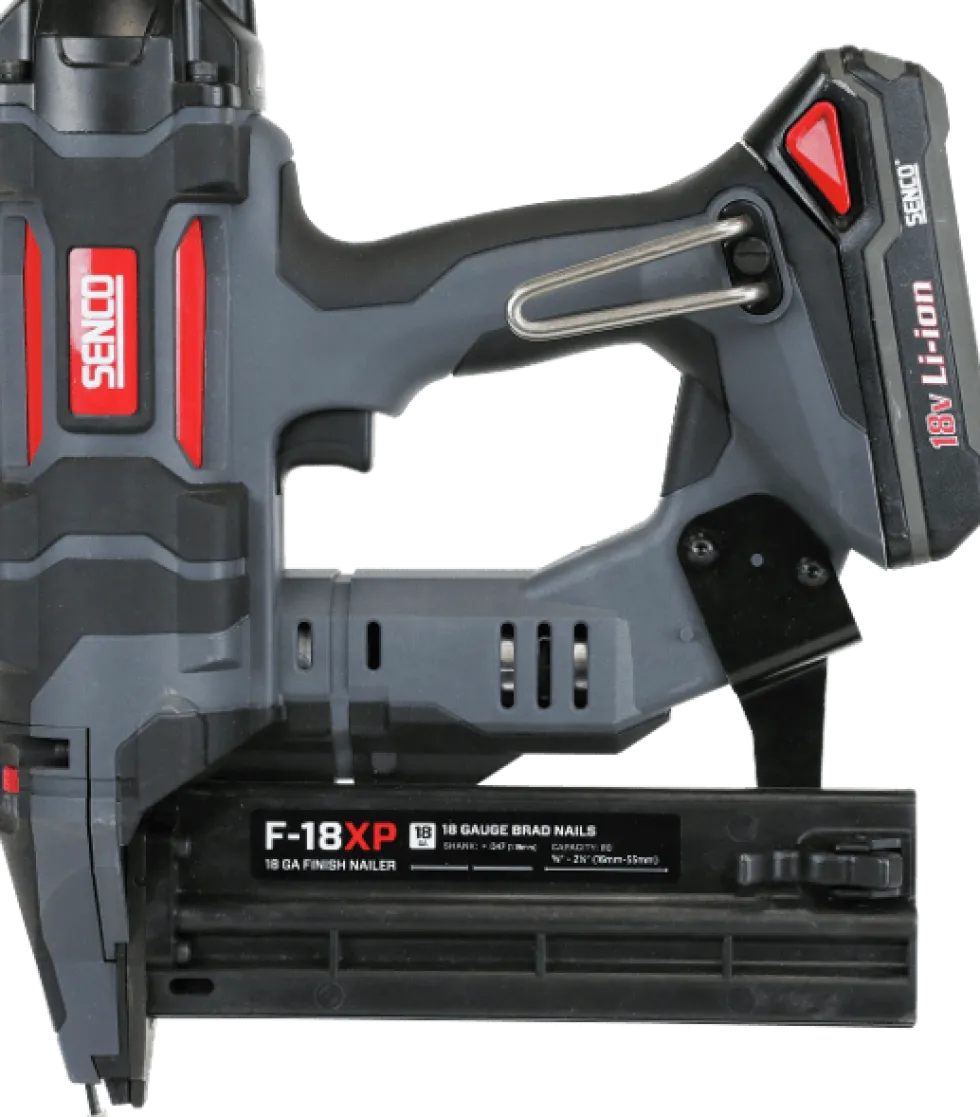 Senco Dyckertpistol Fusion F-18XP 1,2mm 0° 15-55mm med batteri & laddare