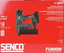 Senco Dyckertpistol Fusion F-18XP 1,2mm 0° 15-55mm med batteri & laddare