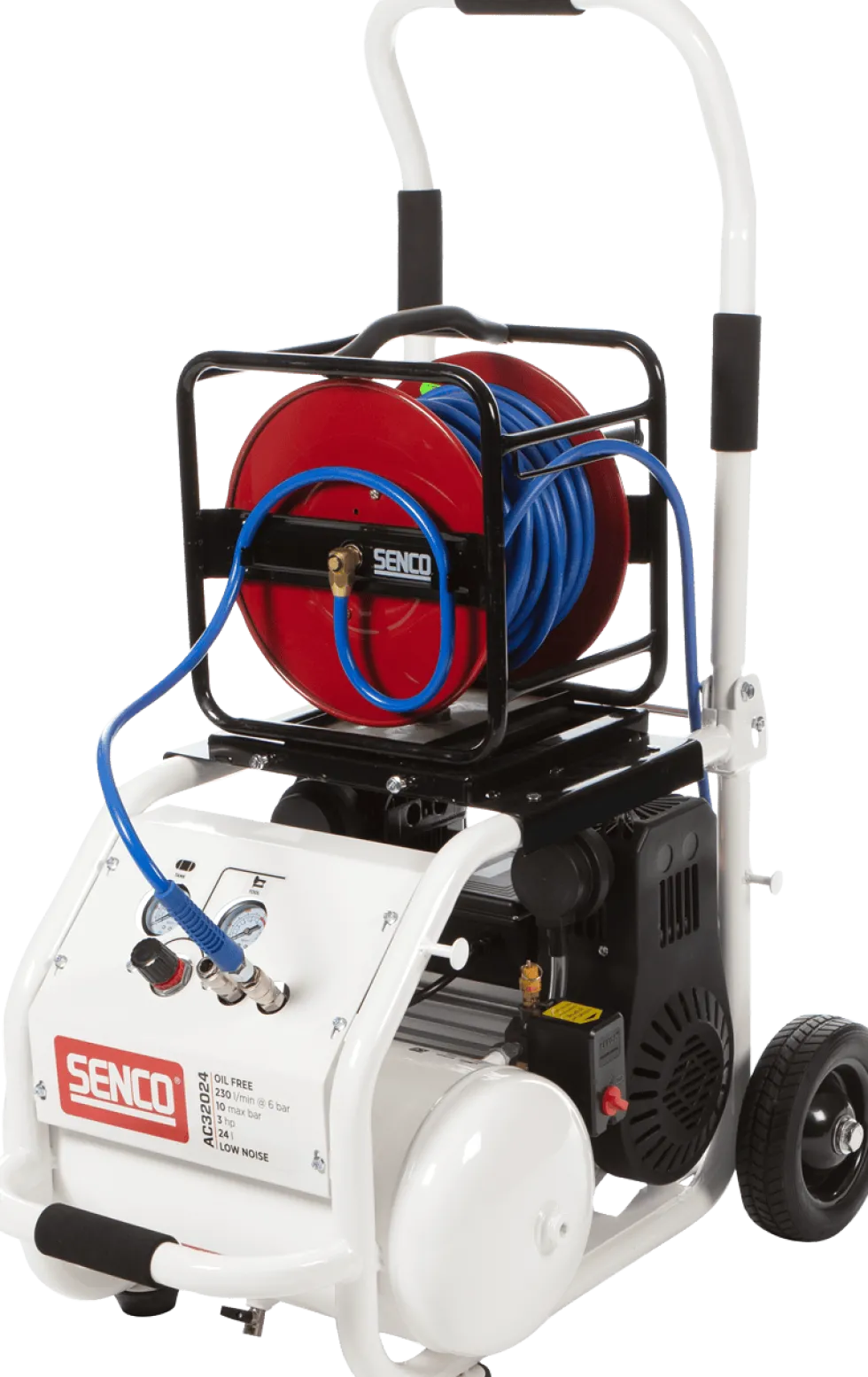 Senco Kompressor AC32024 10bar 24l oljefri, ljudisolerad