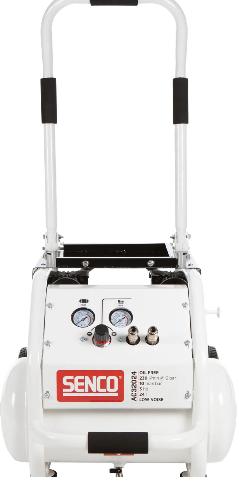 Senco Kompressor AC32024 10bar 24l oljefri, ljudisolerad