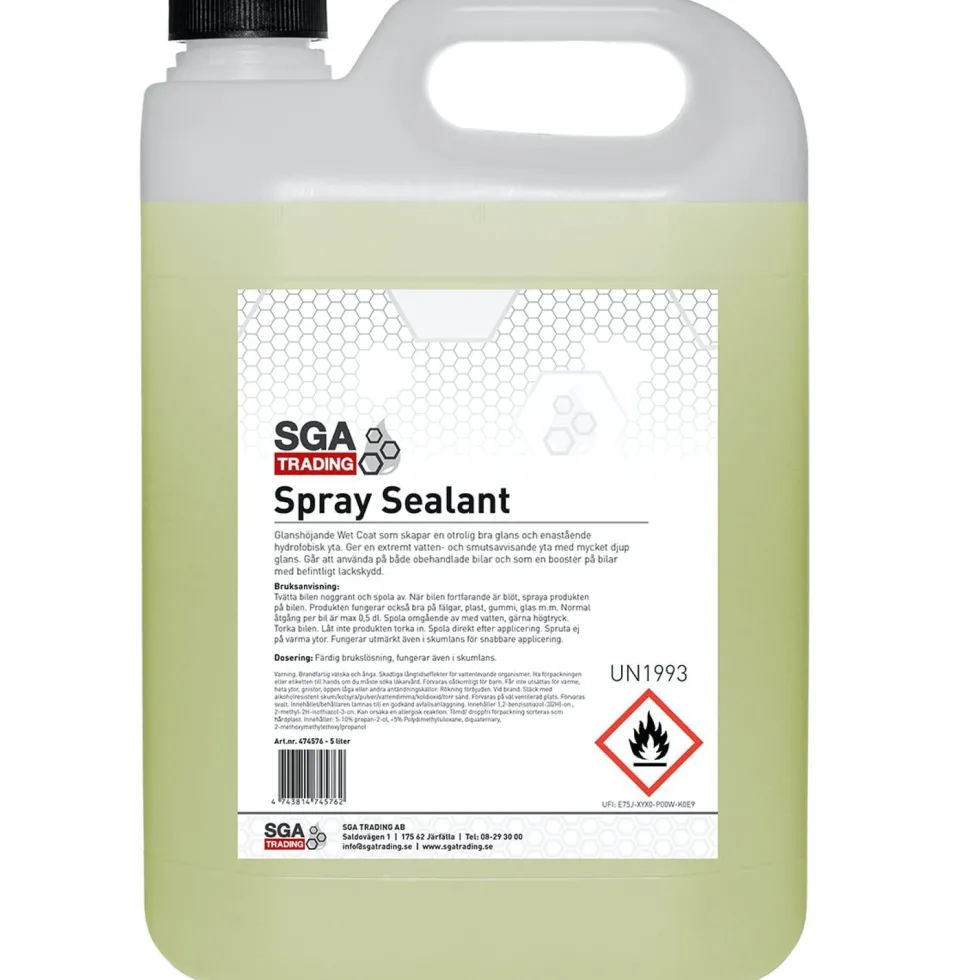 SGA Spray Sealant, bilvax