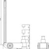 Snit Domkraft Lufthydraulisk S40-2J