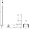 Snit Domkraft Lufthydraulisk S60-3J
