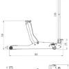 Snit Domkraft 2 Ton Fotpedal