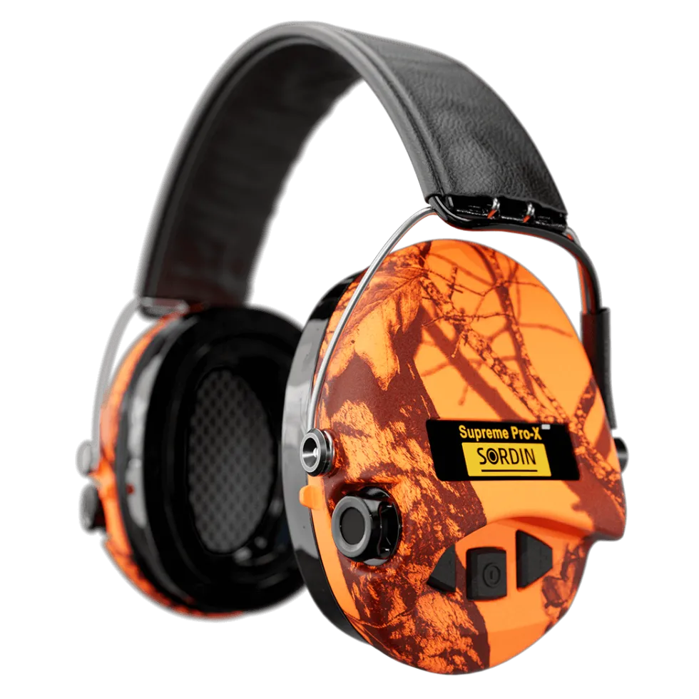 Sordin Supreme Pro-X LED H2 Gel Blaze/Black