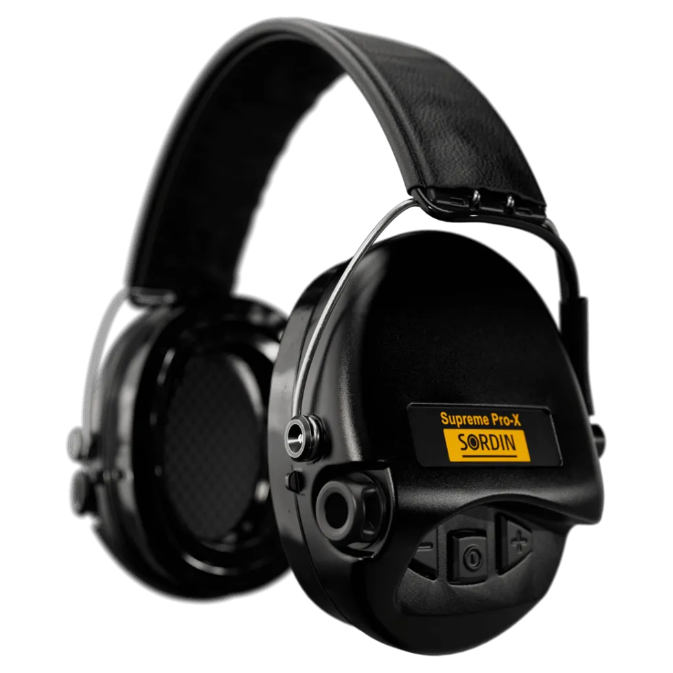 Sordin Supreme Pro-X LED H2 Gel Black