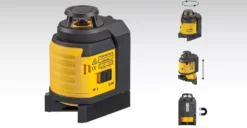 Stabila Laser LAX 400 Multiline, 5-delar i bärväska