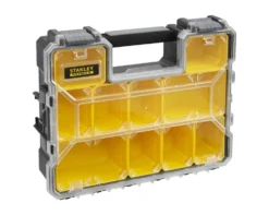 Stanley Sortimentlåda FATMAX PRO 10 fack, djup, med plastspännen