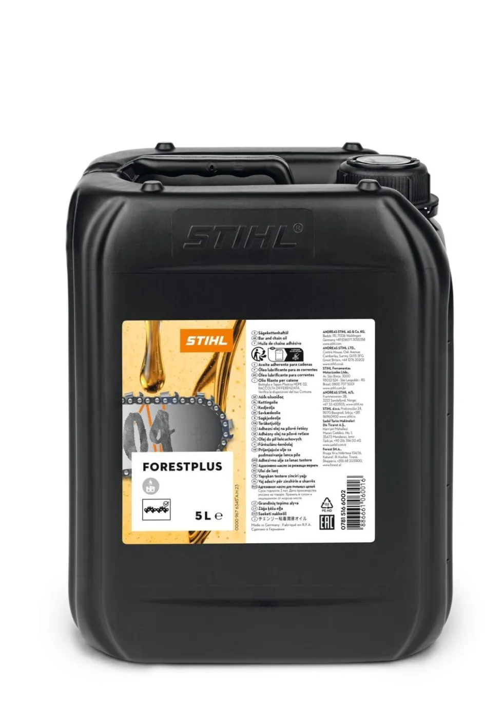 Stihl ForestPlus sågkedjeolja 5L