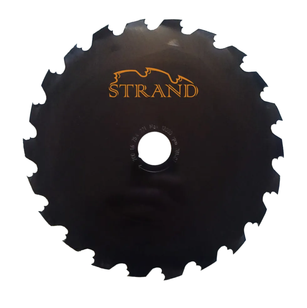 Strand Röjsågsklinga 225 x 25,4