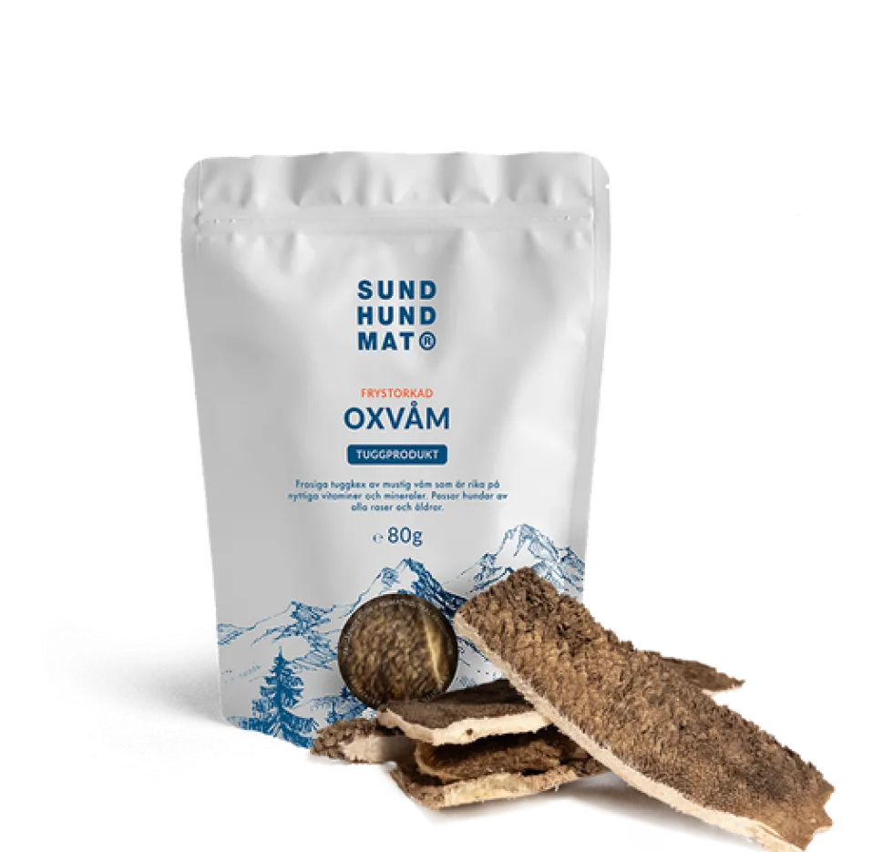 Sund Hundmat Frystorkad Oxvåm 80g