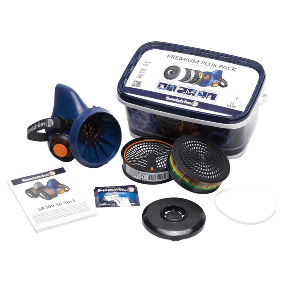 Sundström Premium Plus Pack Halvmask M/L