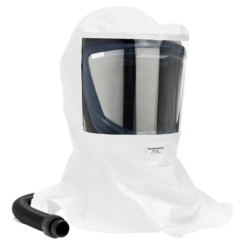 Sundström SR 586 Tyvek Huva Vit