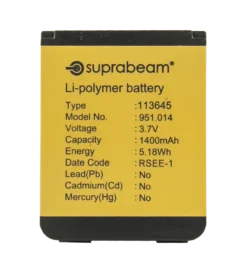 Suprabeam Batteri 113645 1400 Mah