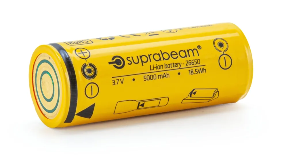 Suprabeam Batteri 26650 5000 Mah