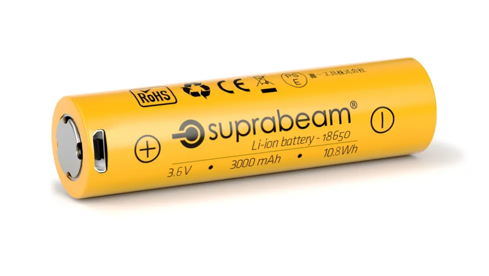 Suprabeam Batteri 18650 Med Usb 3000 Mah
