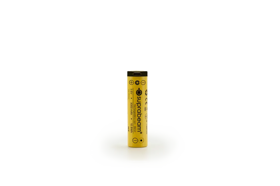 Suprabeam Batteri 18650 Med Usb 3000 Mah