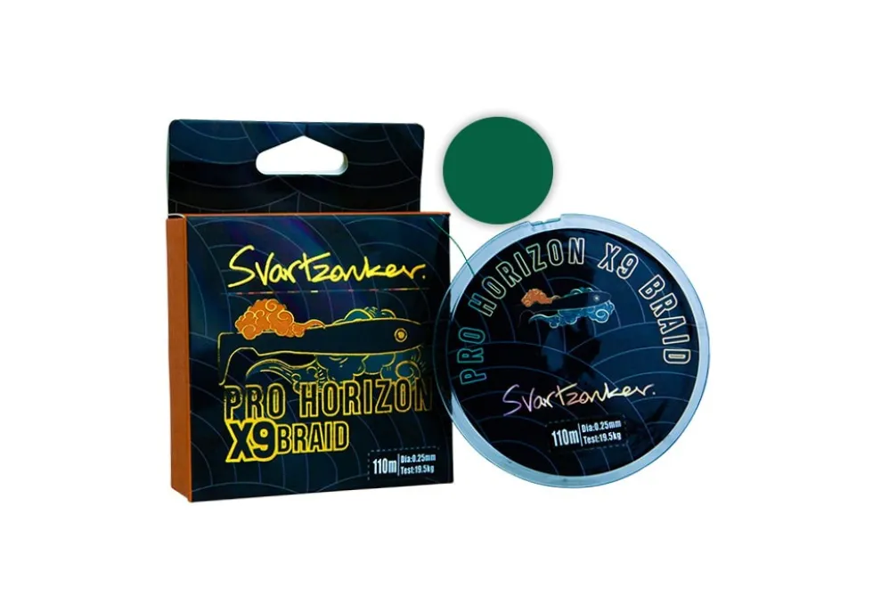 Svartzonker Pro Horizon X9 Braid Green 110 m Flätlina